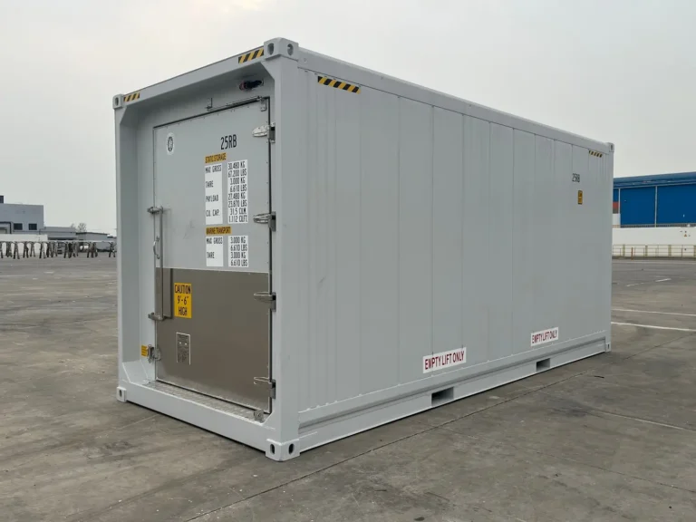 Contenedor refrigerado High Cube de 20 pies con puerta de carnicero empotrada