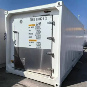 20ft koelcontainer met slagersdeur
