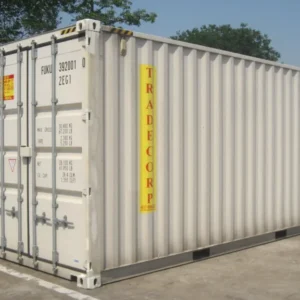 20-voets high cube container, 2 pallets naast elkaar