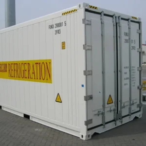 21 voet hoge pallet brede gekoelde container
