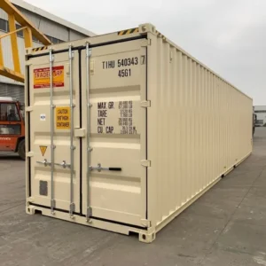 Contenedor de envío High Cube de 40 pies