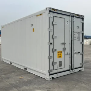 20-voets high cube koelcontainer met personeelsdeur