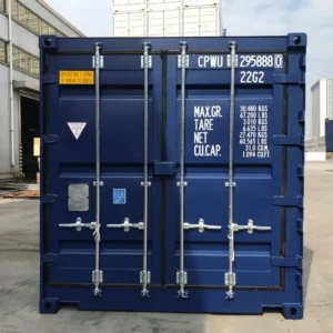 Contenedor marítimo 20'DC OW – nuevo, azul, acero