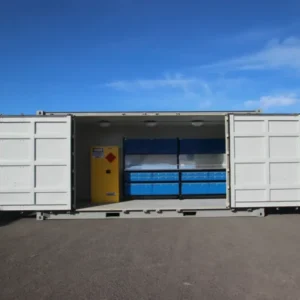 20-voets werkplaatscontainer met zijopening